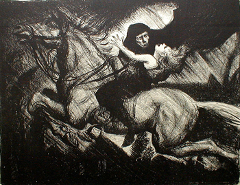 Der Erlkonig, bildet av Albert Sterner (1863–1946)